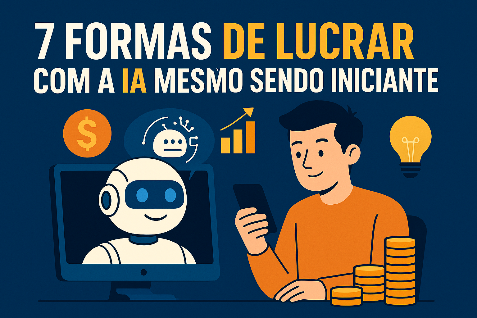 7 Formas de Lucrar com IA em 2025 (Mesmo Sem Experiência)