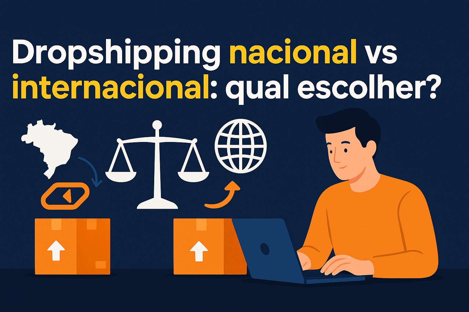 Dropshipping Nacional vs Internacional: Qual Escolher em 2025?