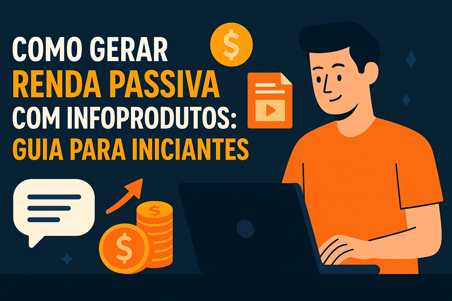 Como gerar renda passiva com infoprodutos: guia para iniciantes