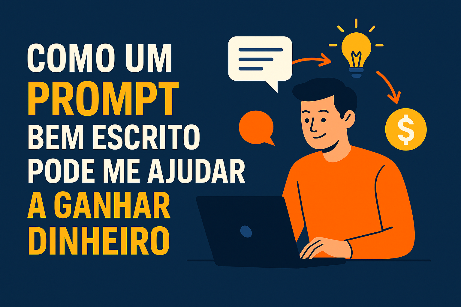Como um prompt bem escrito pode me ajudar a ganhar dinheiro