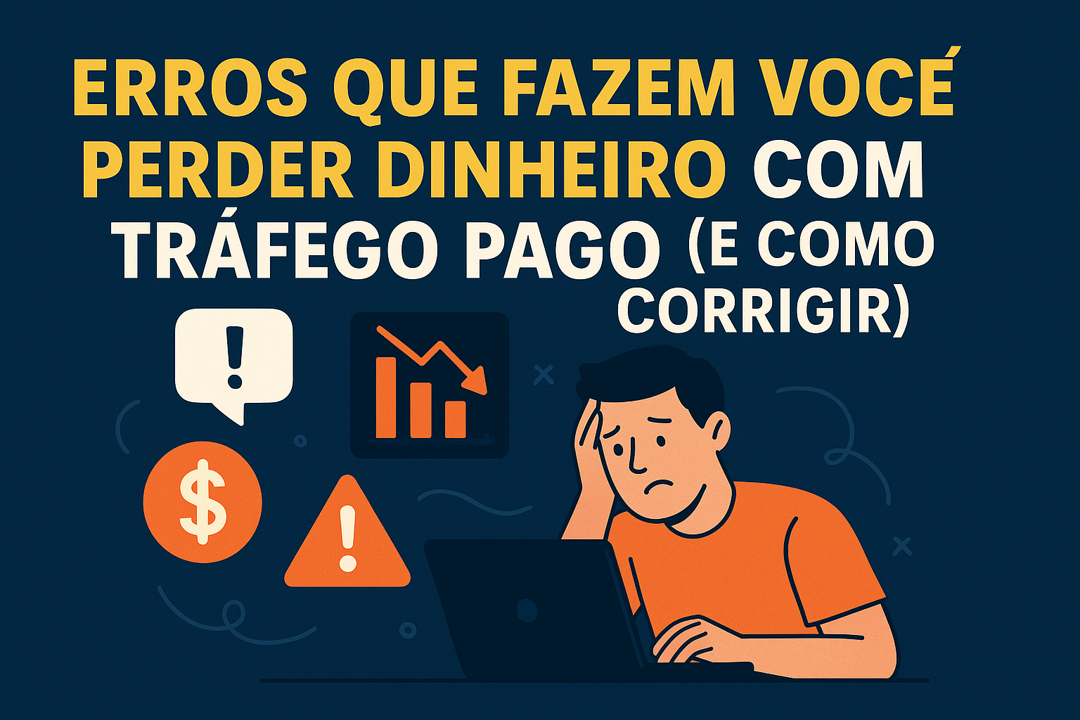 Erros que fazem você perder dinheiro com tráfego pago (e como corrigir)